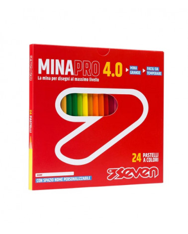 COLORI A MATITA 4MM DA 24 SEVEN