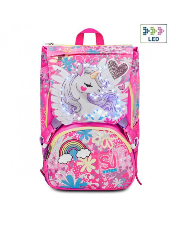 Zaino seven sdopp big sj gang unicorn led girl 2024/2025