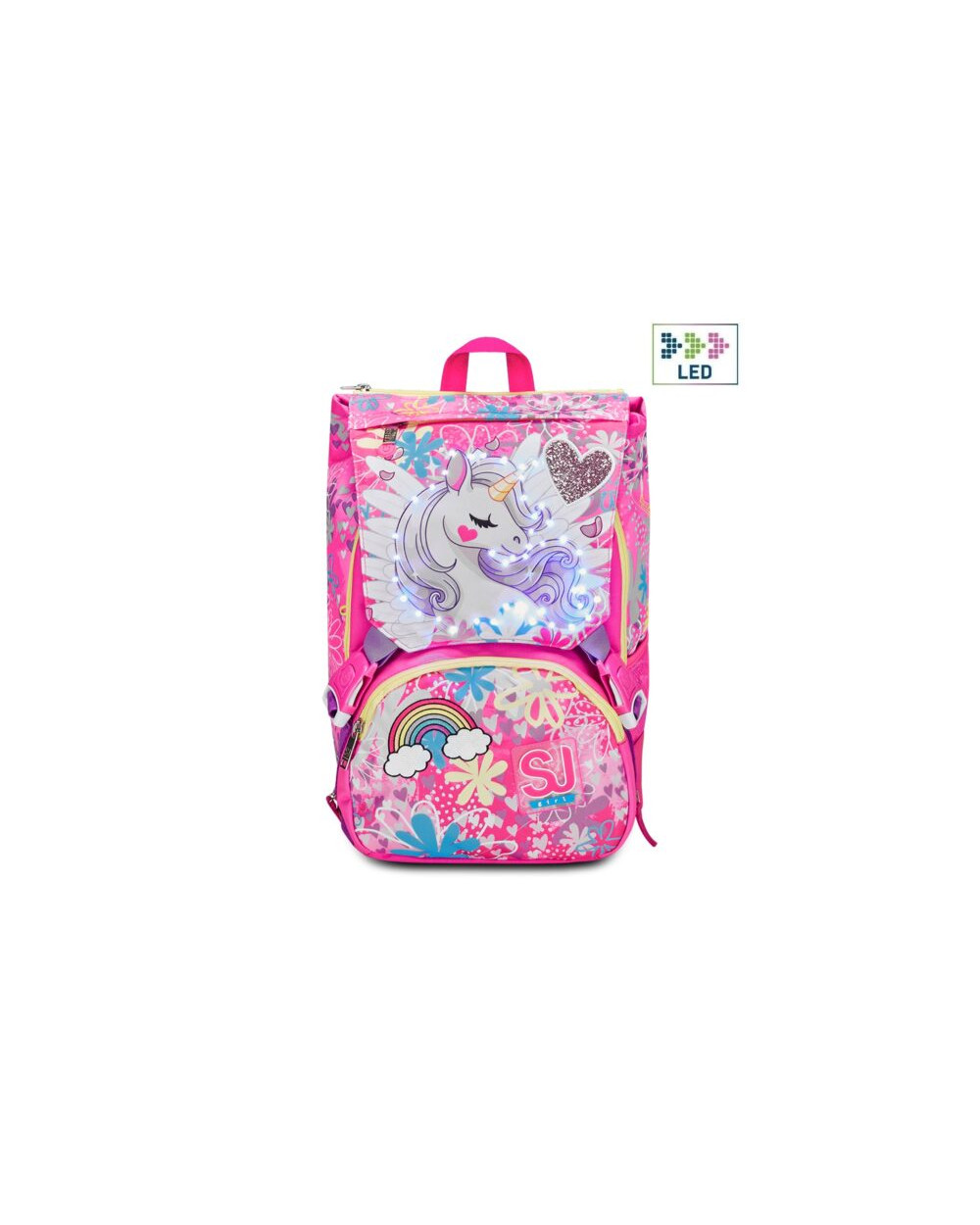 Zaino seven sdopp big sj gang unicorn led girl 2024/2025