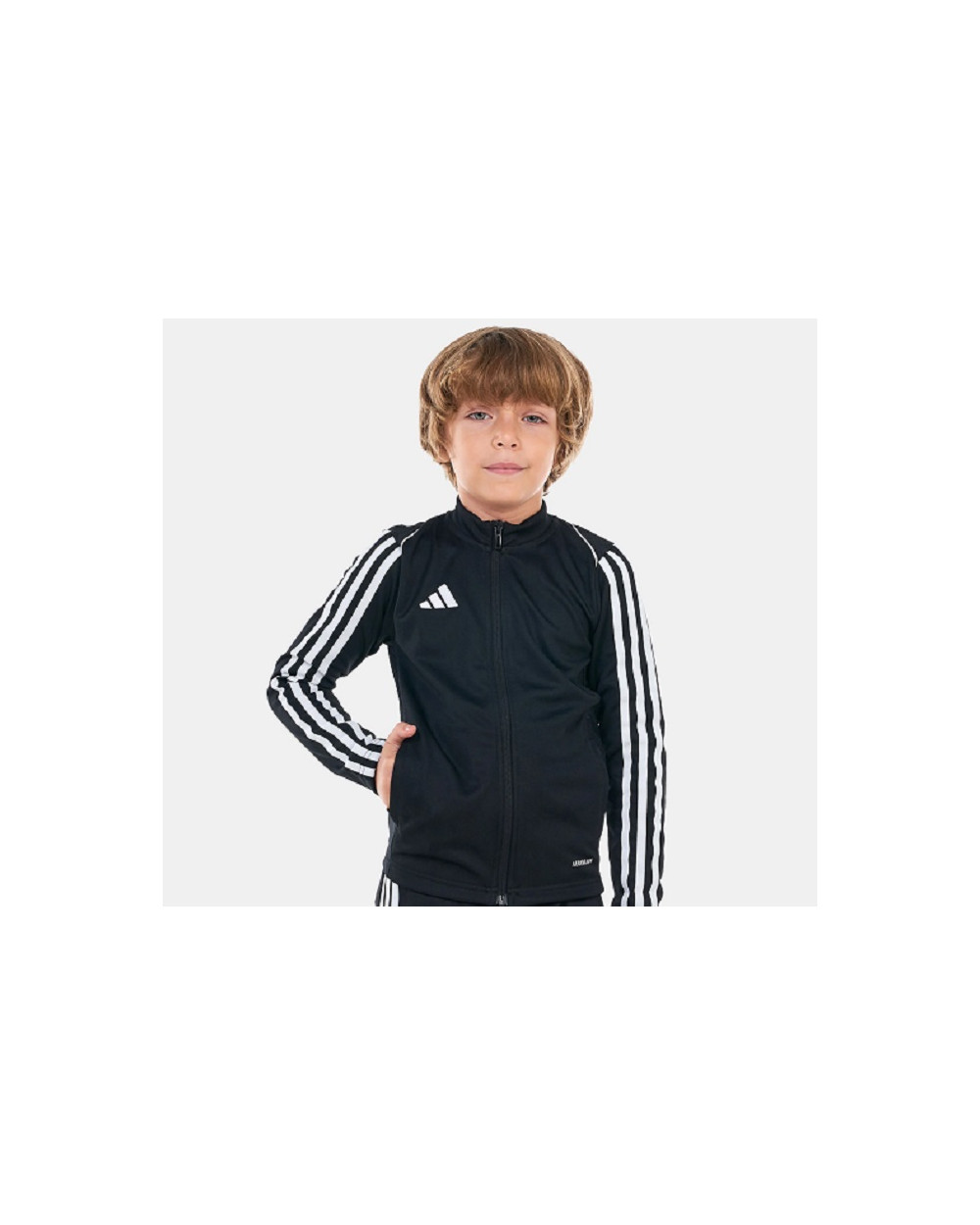 Felpa adidas bambino/a con zip hs3522